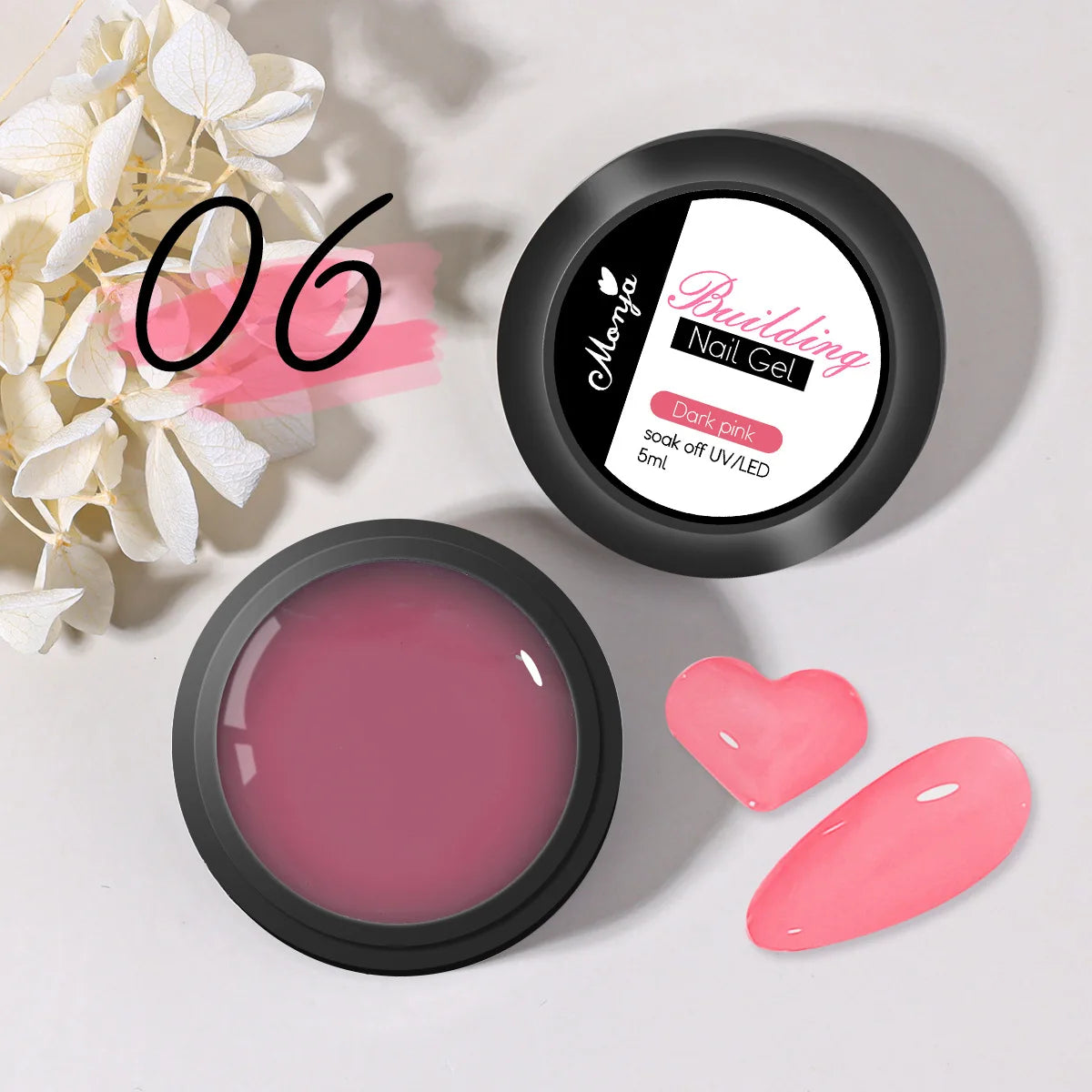 Clear Non-Stick Hand Extension Gel Nail Polish