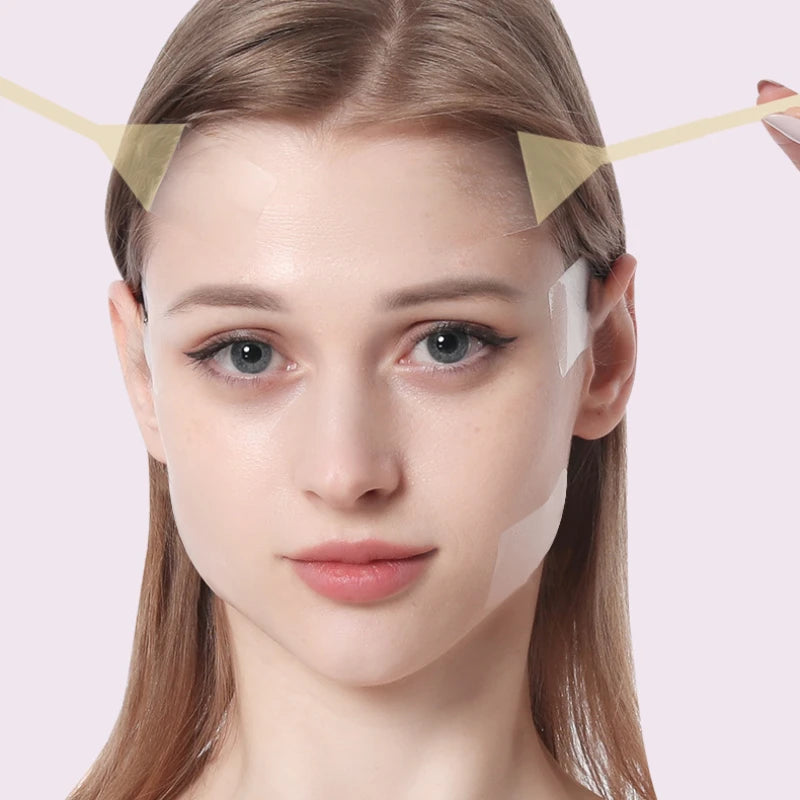 Invisible Facial Slimming Tape Wrinkle Removal Sticker Face Stickers Neck Eye Lifter Sticker Anti Aging Patch Face Lift Tape