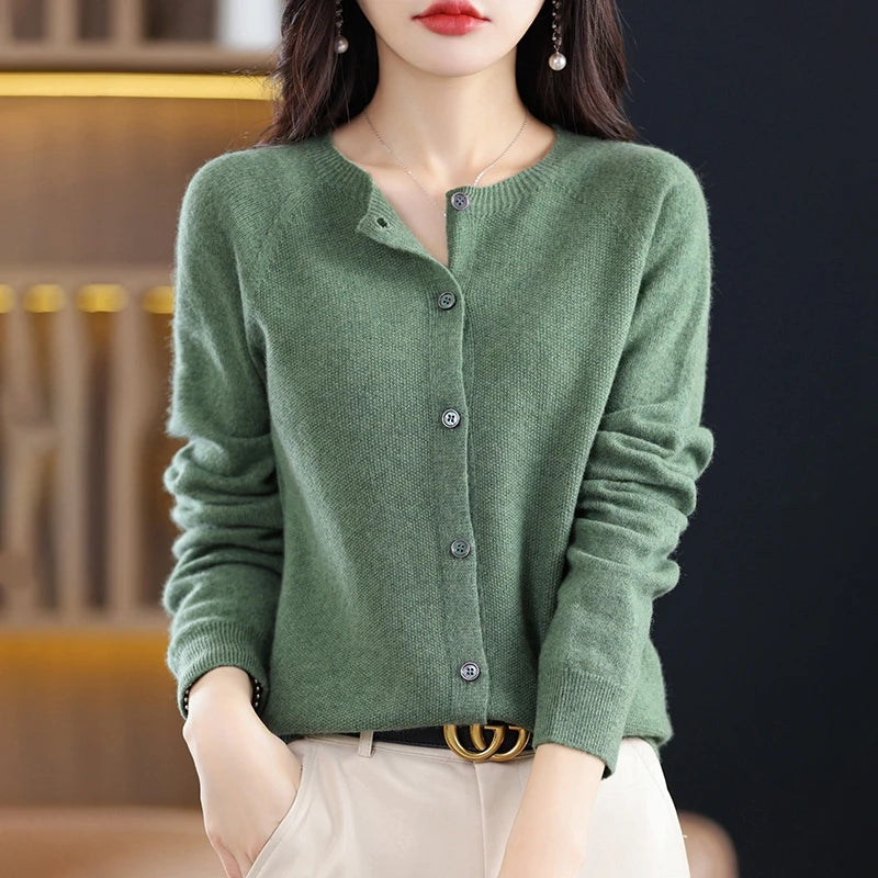 High-Grade Knit Cardigan Fashion Coat