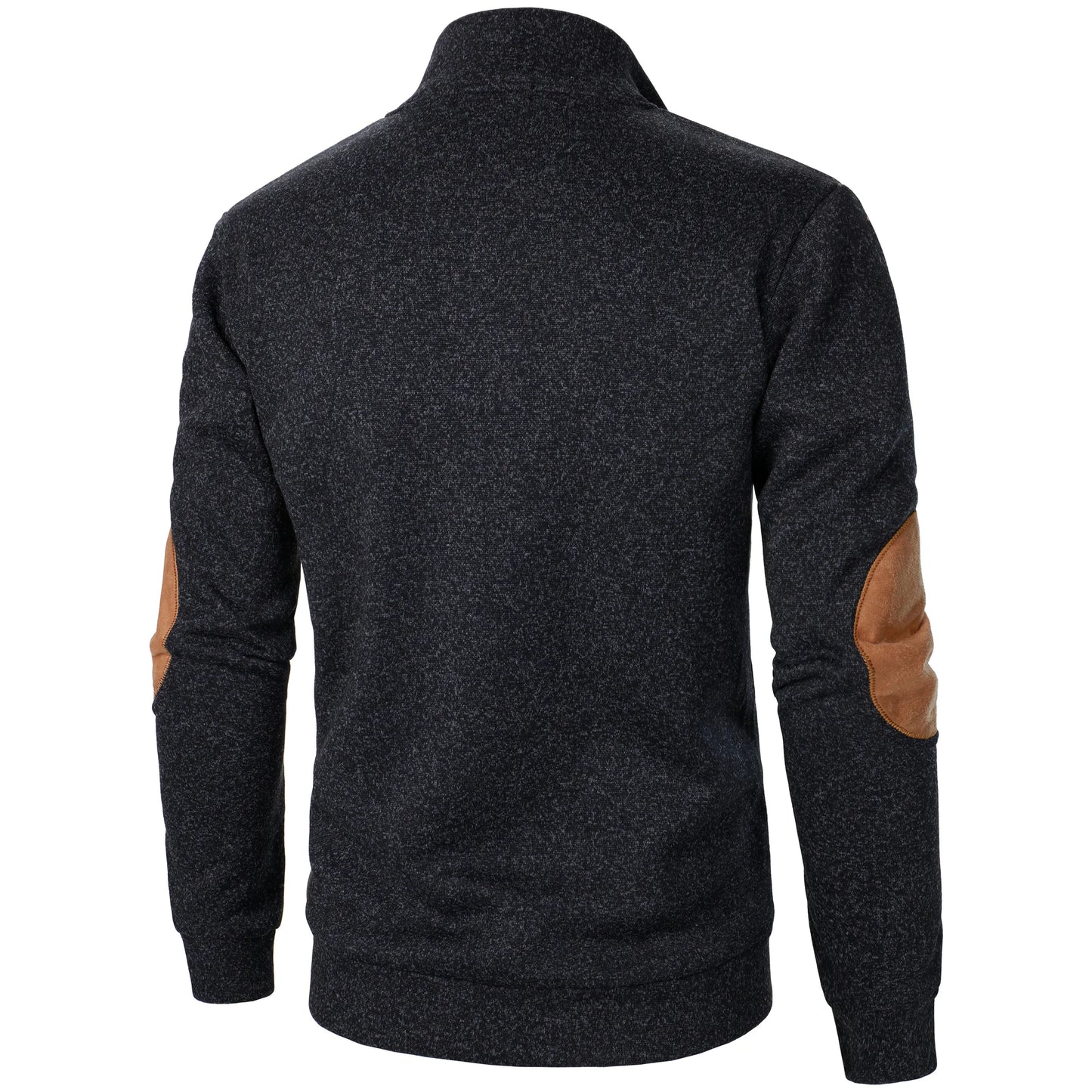 Men's stand collar casual knitted sweater top