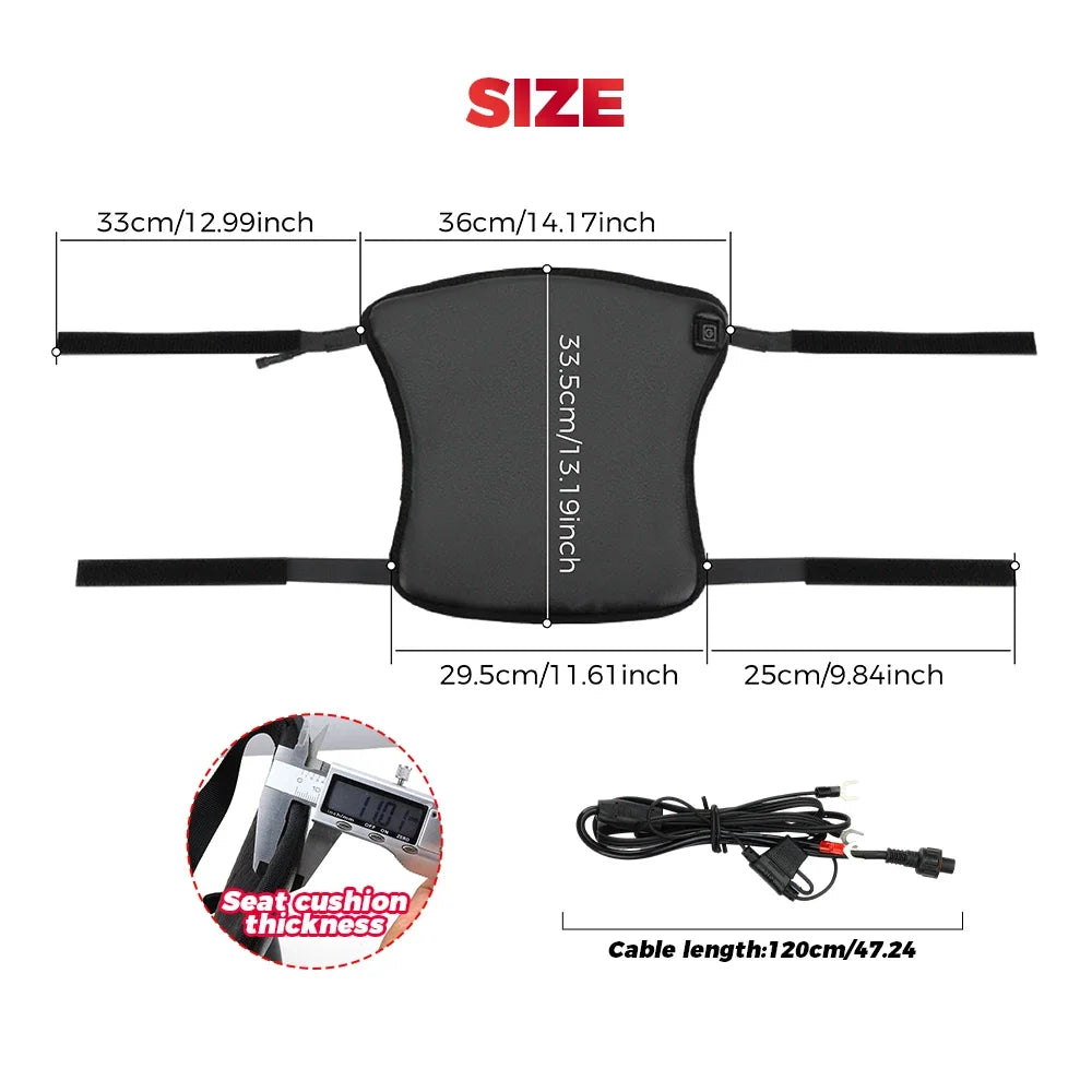 Motorcycle Heated Seat Cushion