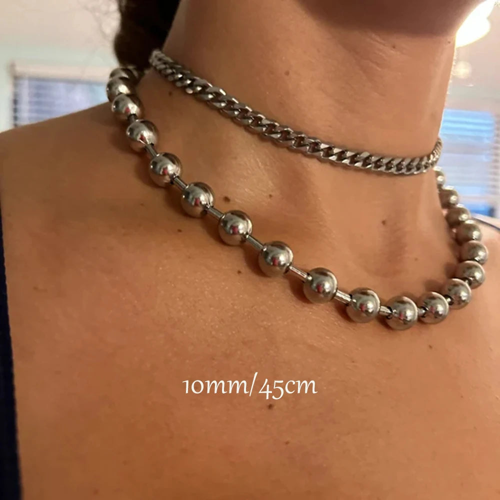 Ball Chain Layering Necklace
