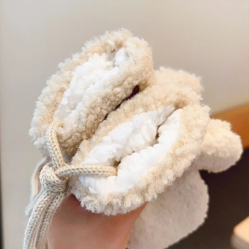 Lamb Fleece Warm Baby Plush Mittens