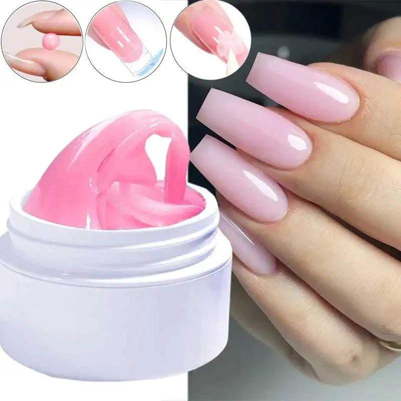 Clear Non-Stick Hand Extension Gel Nail Polish