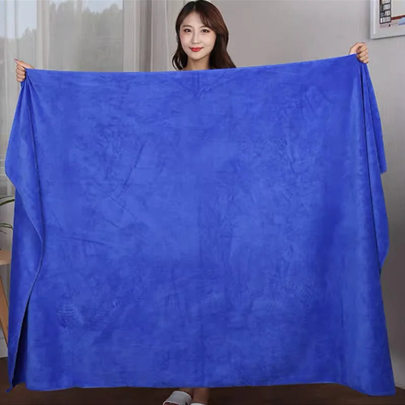 New ultra absorbent ultra-fine fiber bath towel, soft and fast drying, oversized bath towel, sports beach bathroom towel