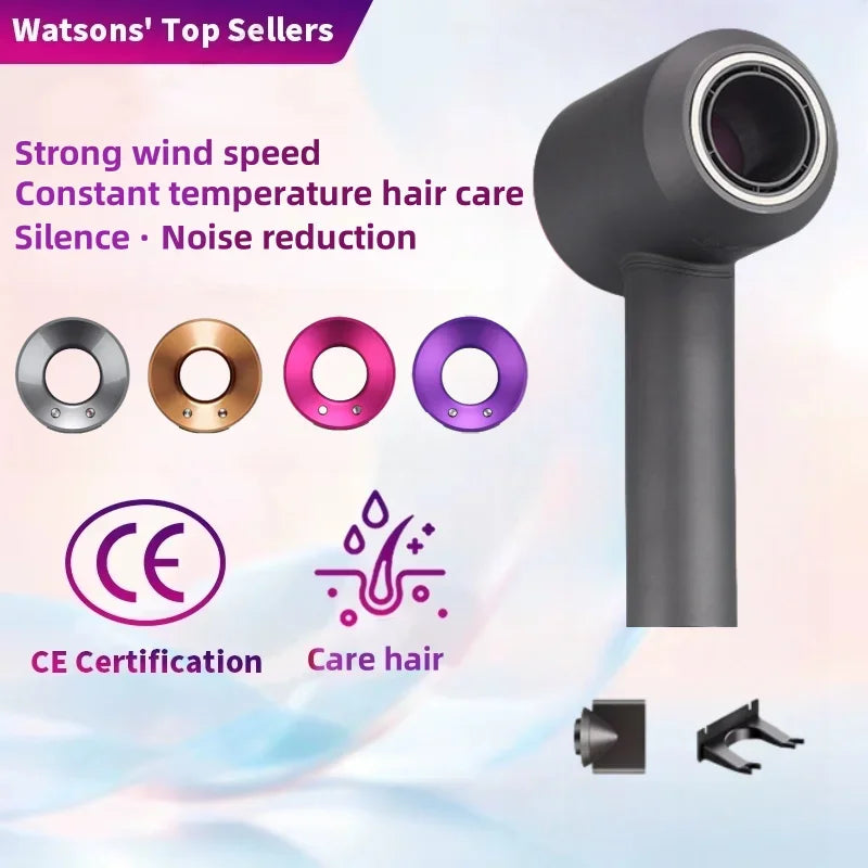 High-speed Negative Ion Hair Care Hair Dryer 110000rpm Wind Speed 62m/second Fast Drying Household Super Hair Dryer