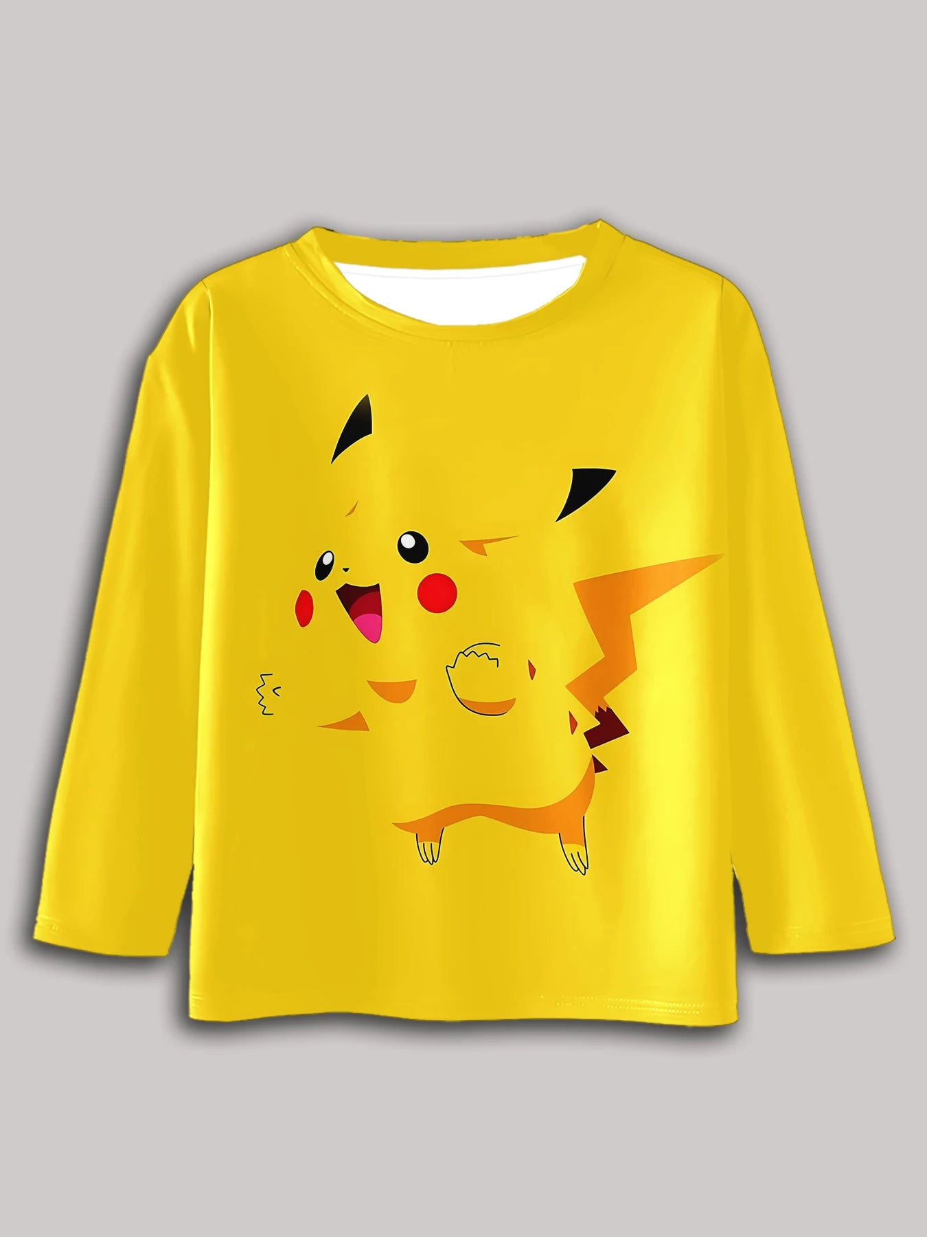 3D Print Casual Round Neck Boys and Girls Tops