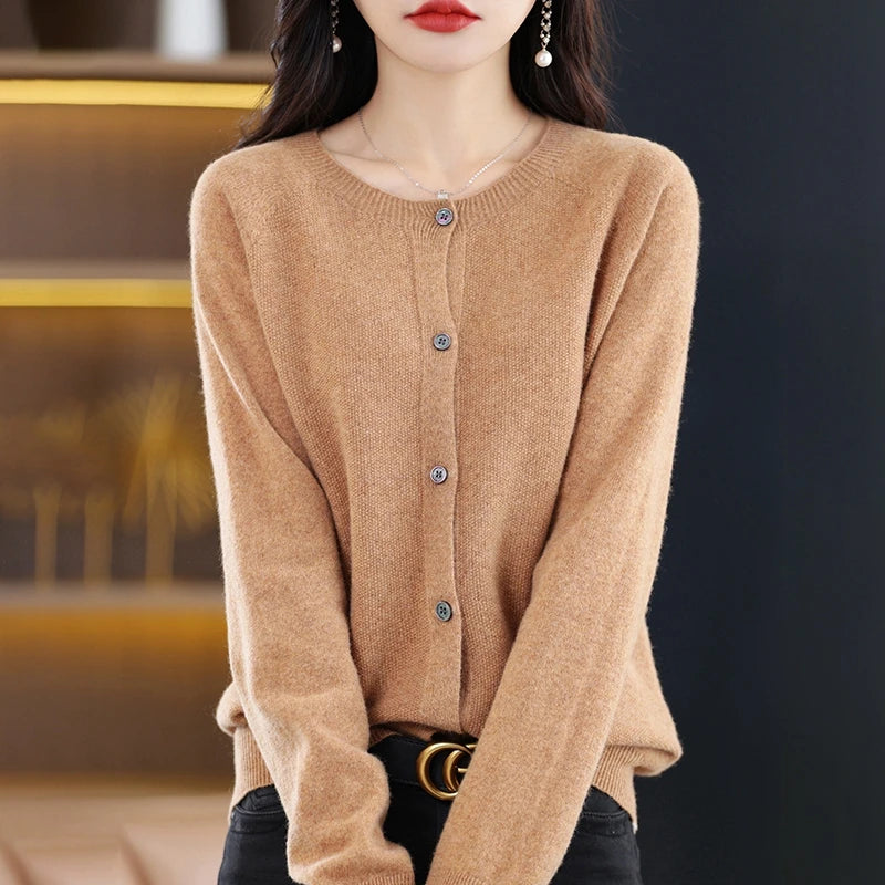 High-Grade Knit Cardigan Fashion Coat