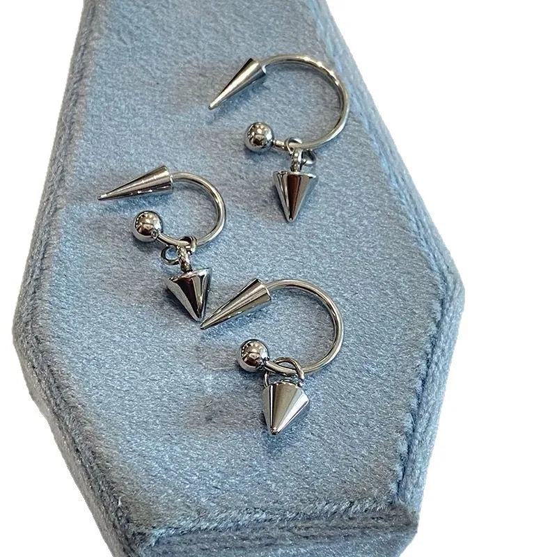 Detachable stainless steel earring
