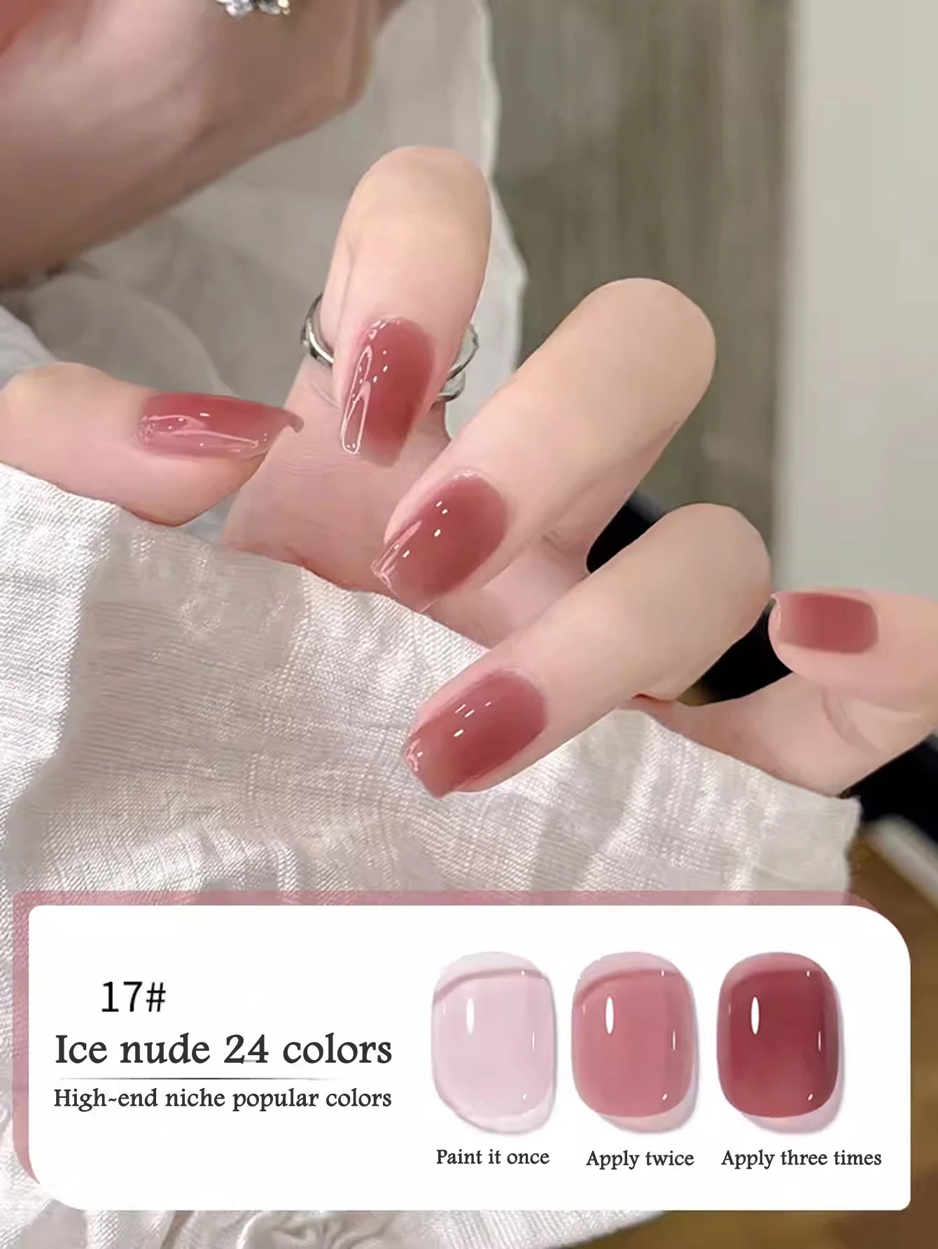 Pure Desire Blush Jelly Gel Nail Polish