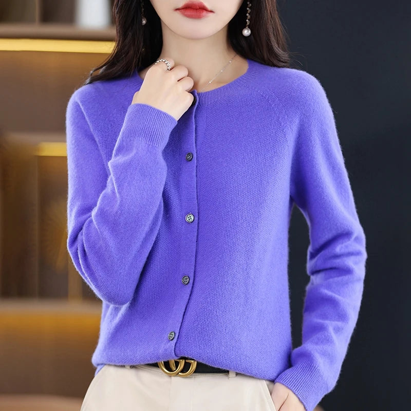 High-Grade Knit Cardigan Fashion Coat
