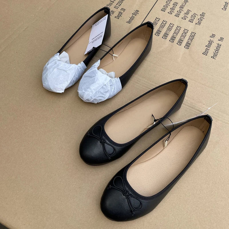 Elegant Bow knot Ballet Flats Classic Shoes