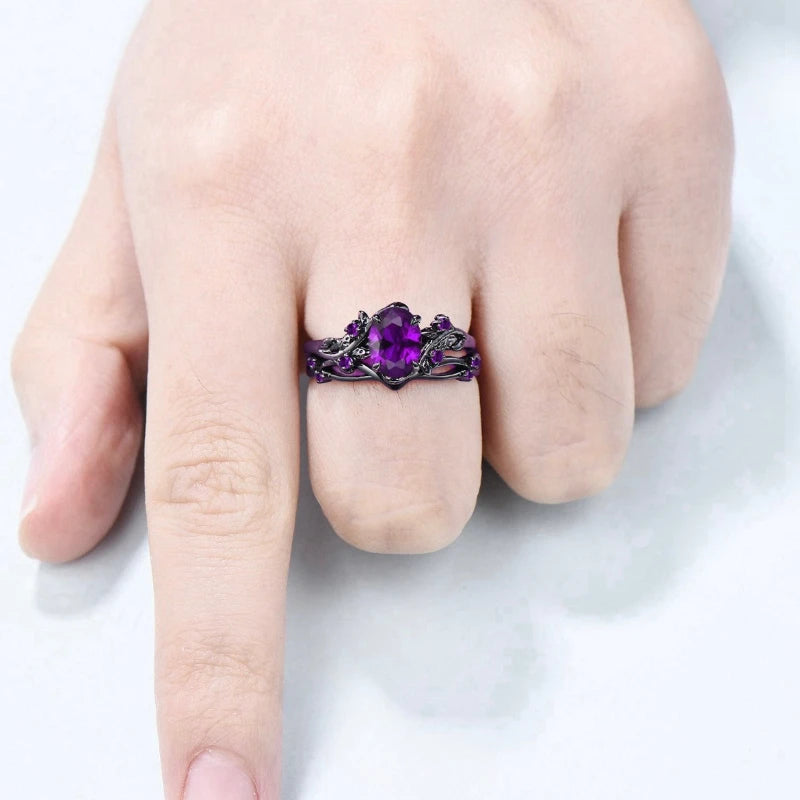 Elegant women's gemstone ring