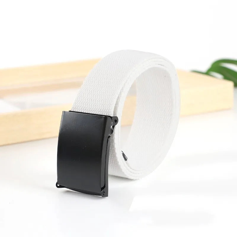 Fashion New Unisex Trousers Canvas Belt