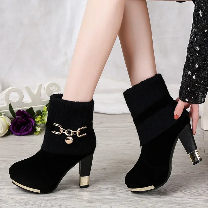 Women Super High Heels Platform Pumps Shoes