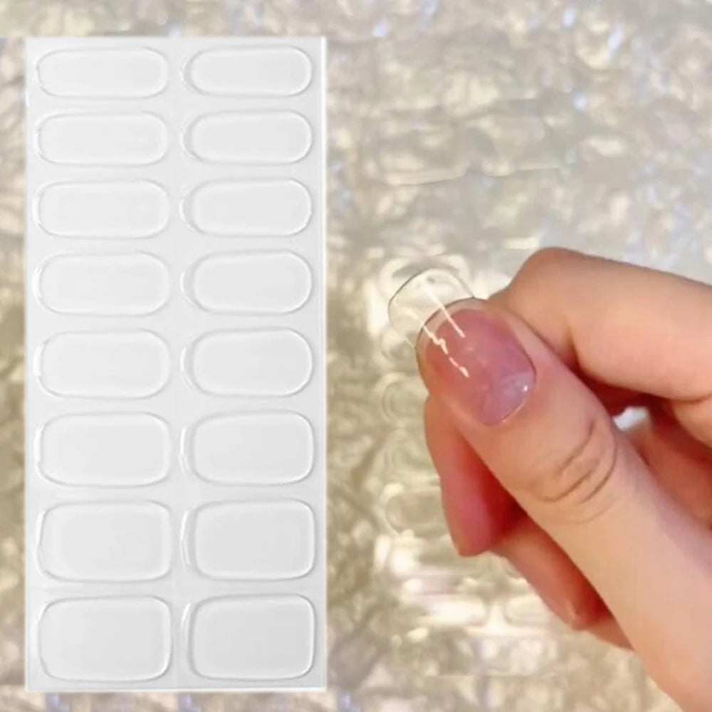 Transparent Semi Cured Gel Nail Strips