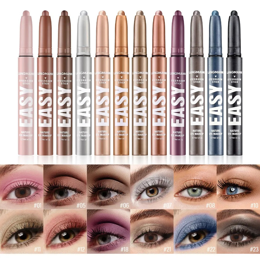 New Shimmer Matte Multi-Color Eyeshadow Sticks