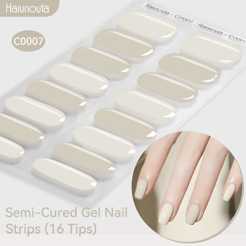 Semi Cured Gel Nail Sticker