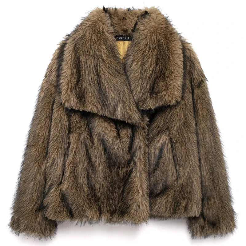 Women's Warm Fur Bomber Coats