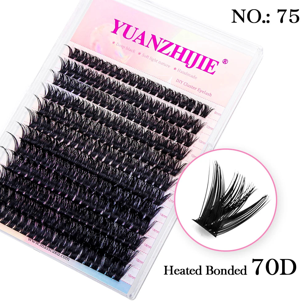 Cluster Lashes 3D Natural Bunch Curl