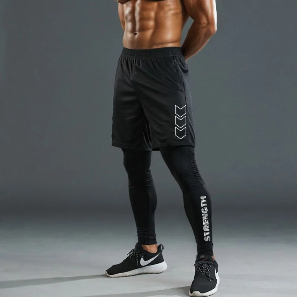 Men Training Athletic Shorts