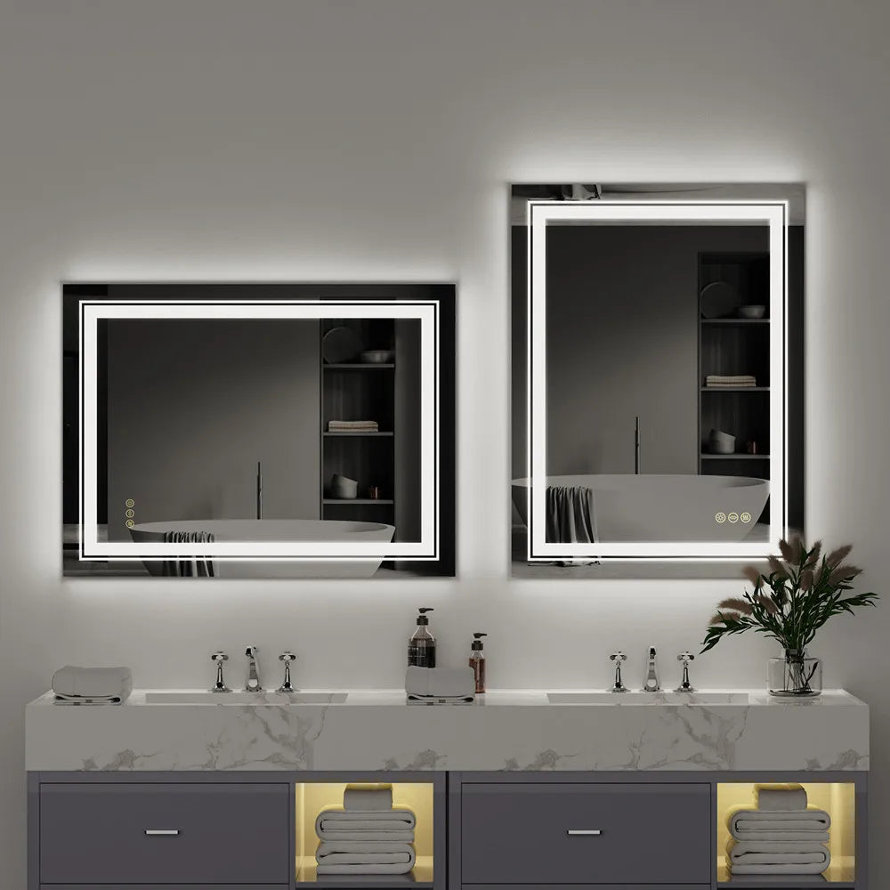 Crystal Clear LED Bathroom Mirror