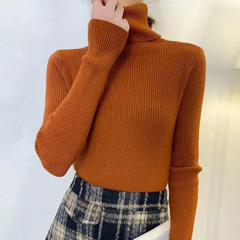 Women Knitted Cashmere Jumpers Soft Sweater