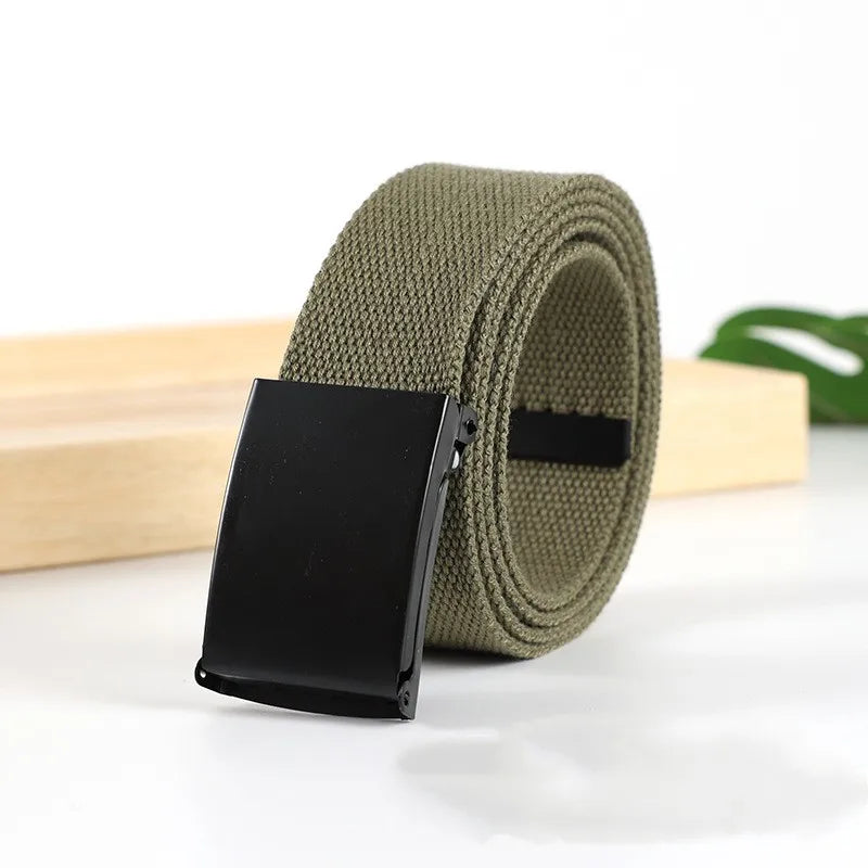 Fashion New Unisex Trousers Canvas Belt