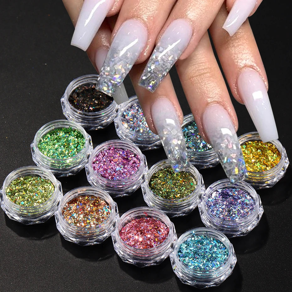 Holographic Mermaid Nail Glitter