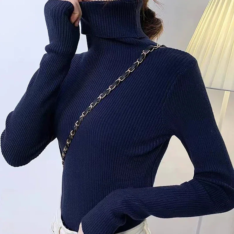 Women Knitted Cashmere Jumpers Soft Sweater