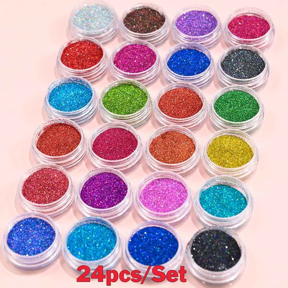 Sparkly Holographic Fine Sugar Nail Powder