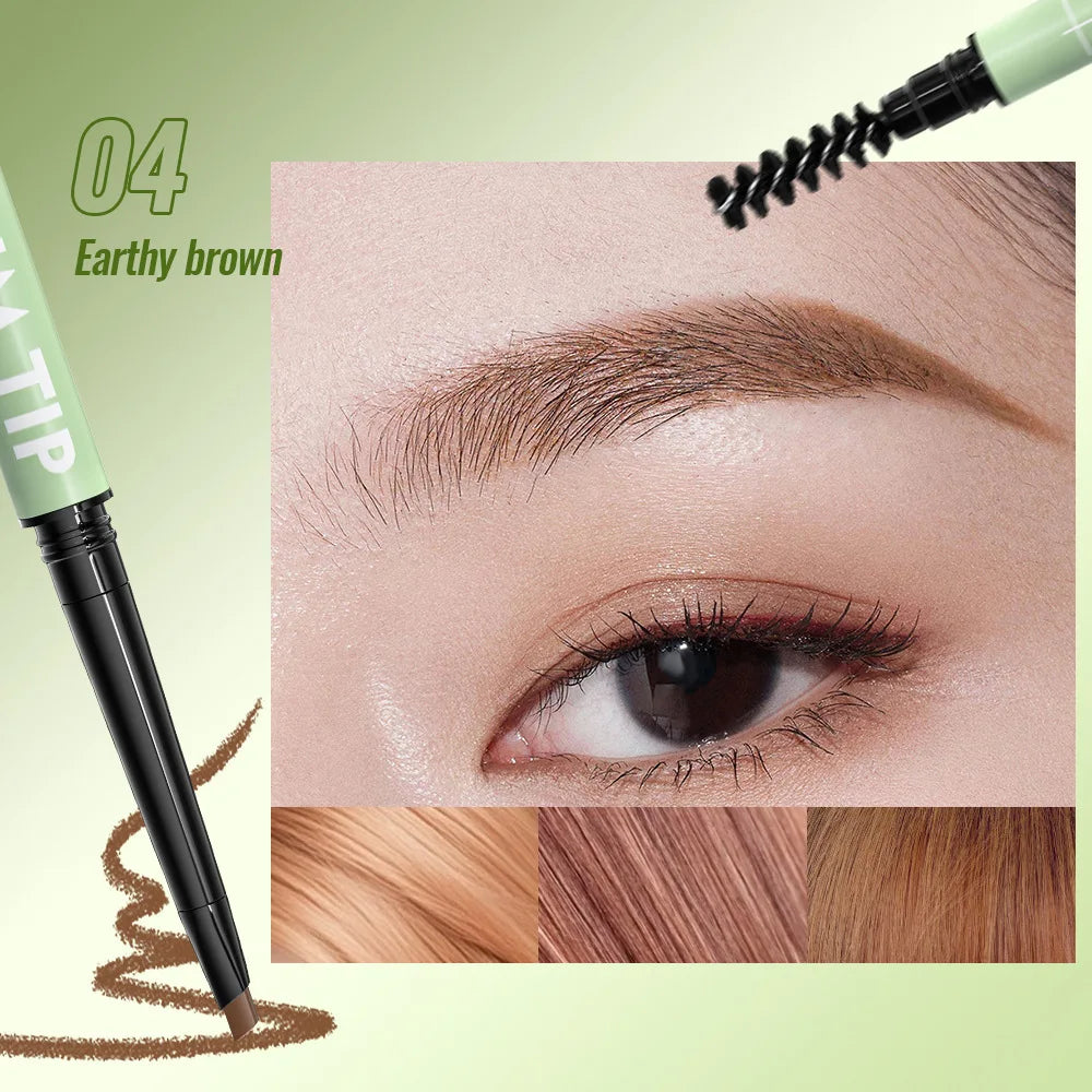 10-color double-tipped eyebrow pencil