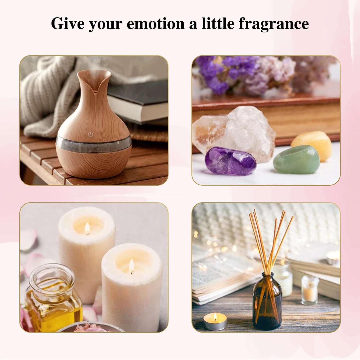 6 Bottles Floral Series Essential Oils Set Candle Making