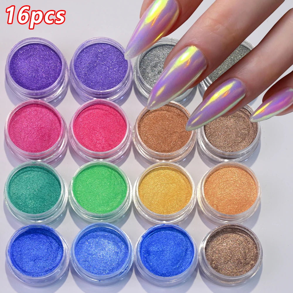 Sparkly Holographic Fine Sugar Nail Powder