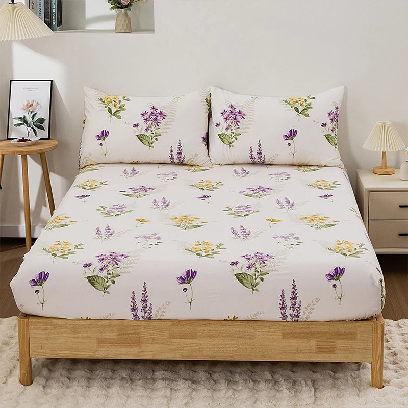 3 PC Floral Bed Sheet Set
