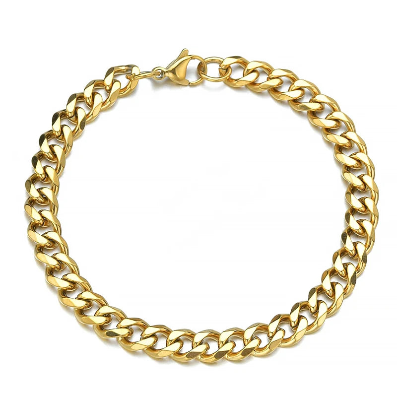 Curb Cuban Chain Bracelet
