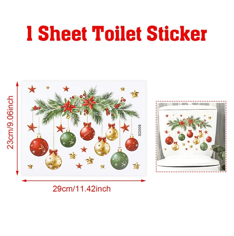 Christmas Toilet Sticker