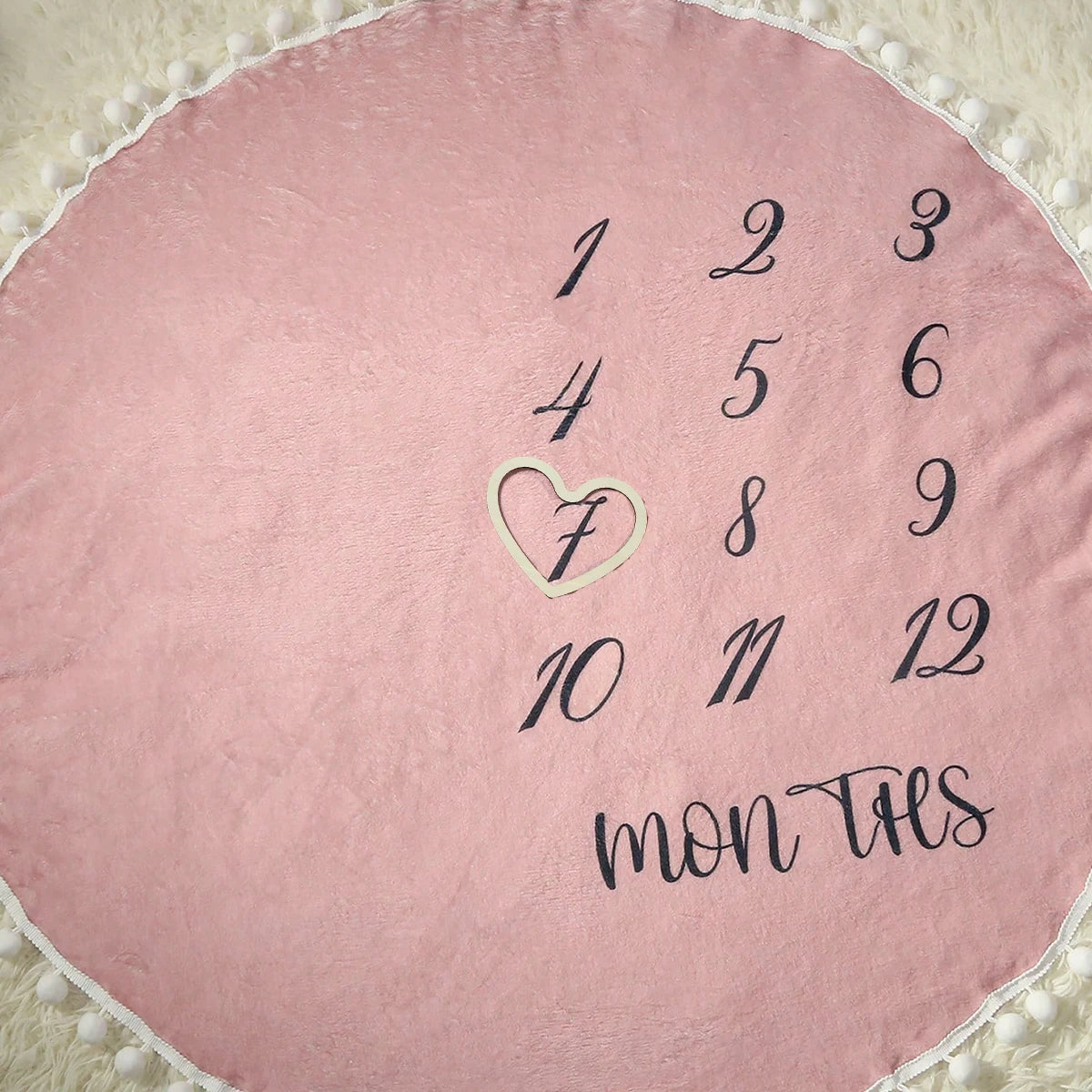 Milestone Blanket Baby First Year Calendar