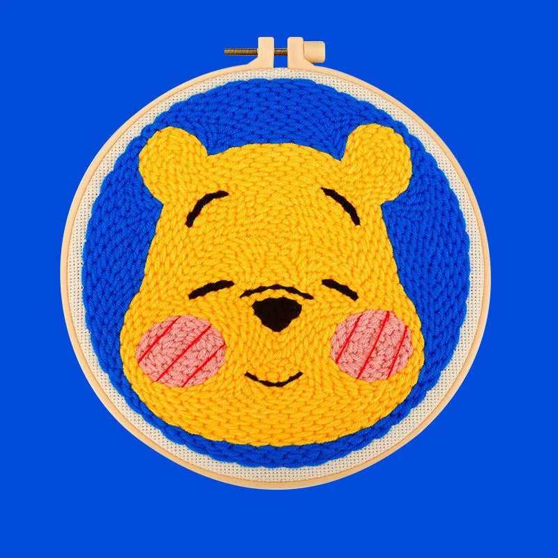 DIY Craft Punch Needle Embroidery Kits Sewing Kit Needlework Cross Stitch for Beginner Magic Pock Pen Set Home Painting Decor