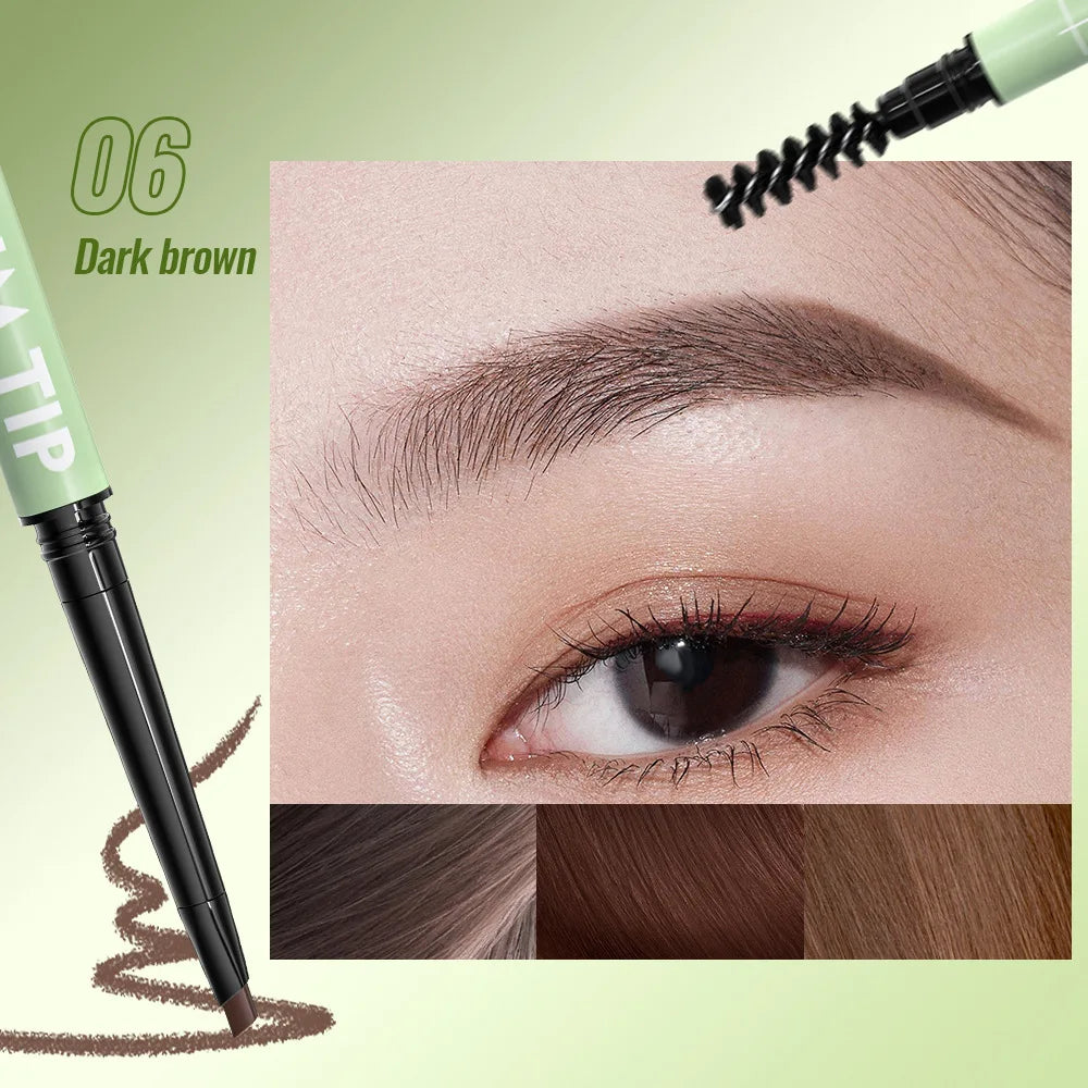 10-color double-tipped eyebrow pencil