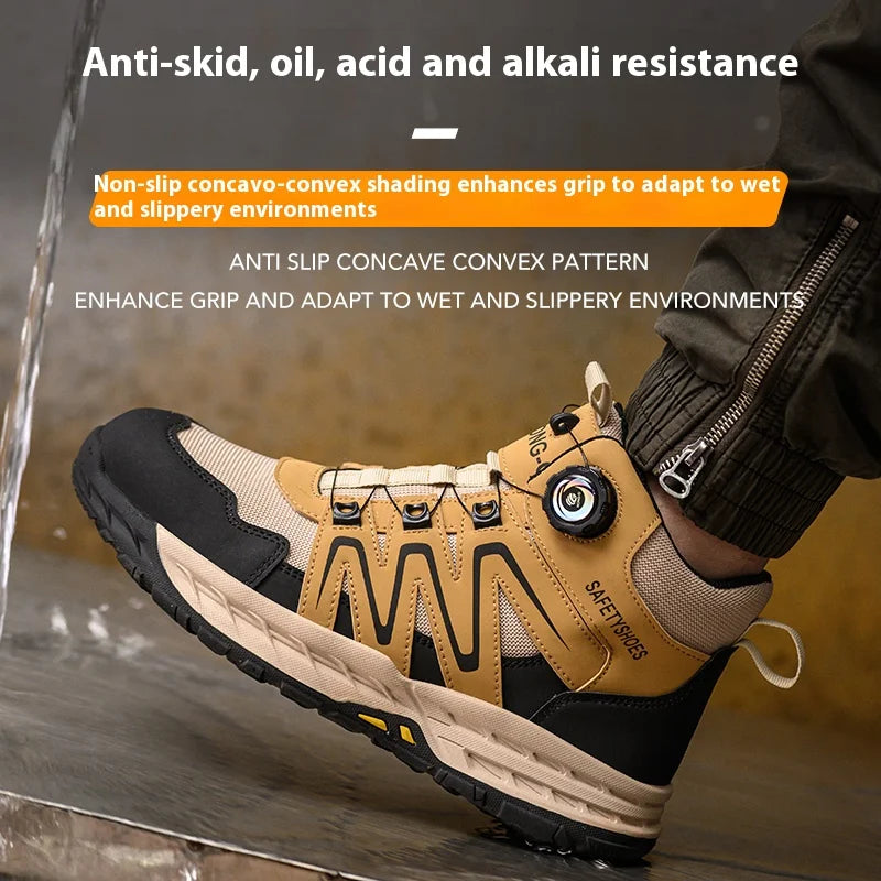 New Indestructible Anti-smash Anti-puncture Work Tactical Boots