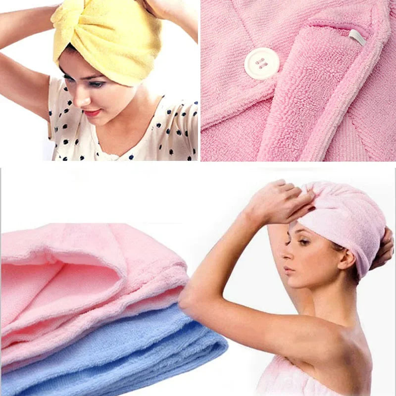Women Long Hair Quick-Dry Hair Towel