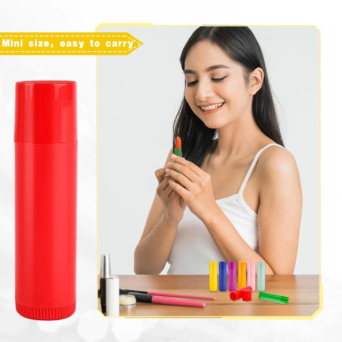 Plastic Empty Lip Balm Containers