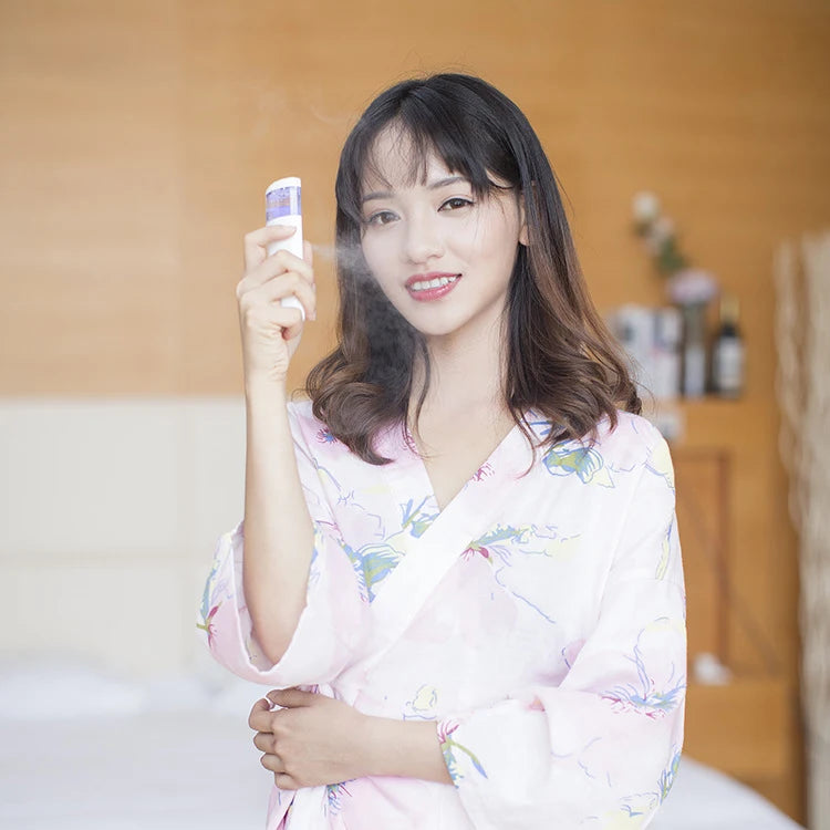 Rechargeable Nano Steam Face Hydrogen Spa Cold Steamer Mist Sprayer Portable Moisturizing Hydro Facial Sprayer