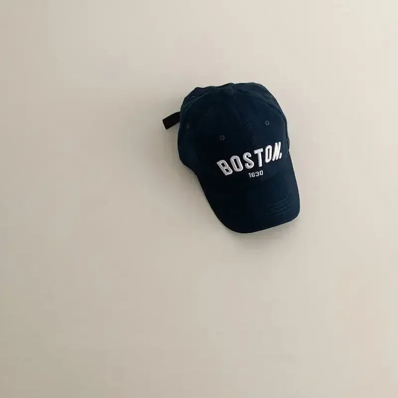 Letter Kids Baseball Embroidery Cap