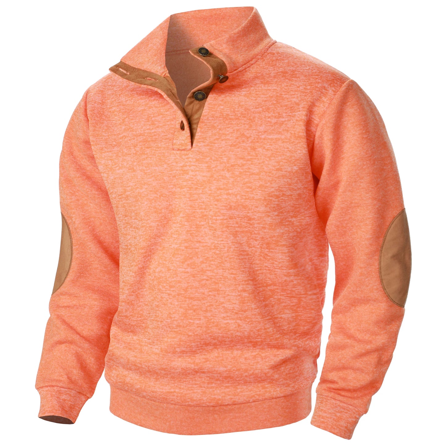 Men's stand collar casual knitted sweater top