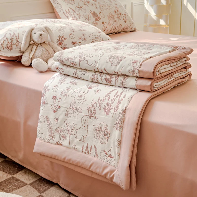 Printed Thin Duvet Blanket