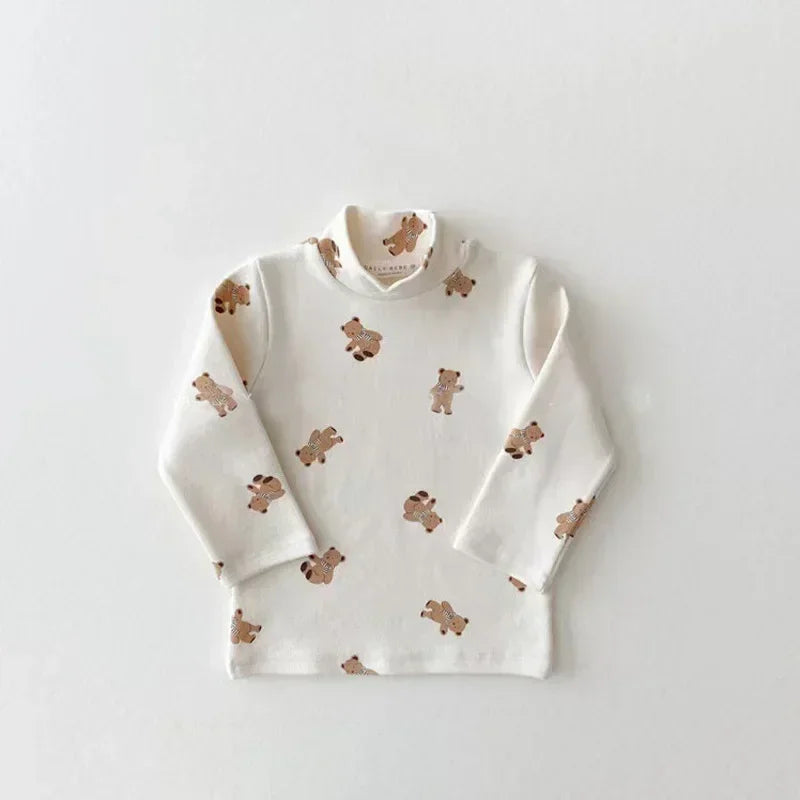 Turtleneck Bottoming Warm Casual T-shirt