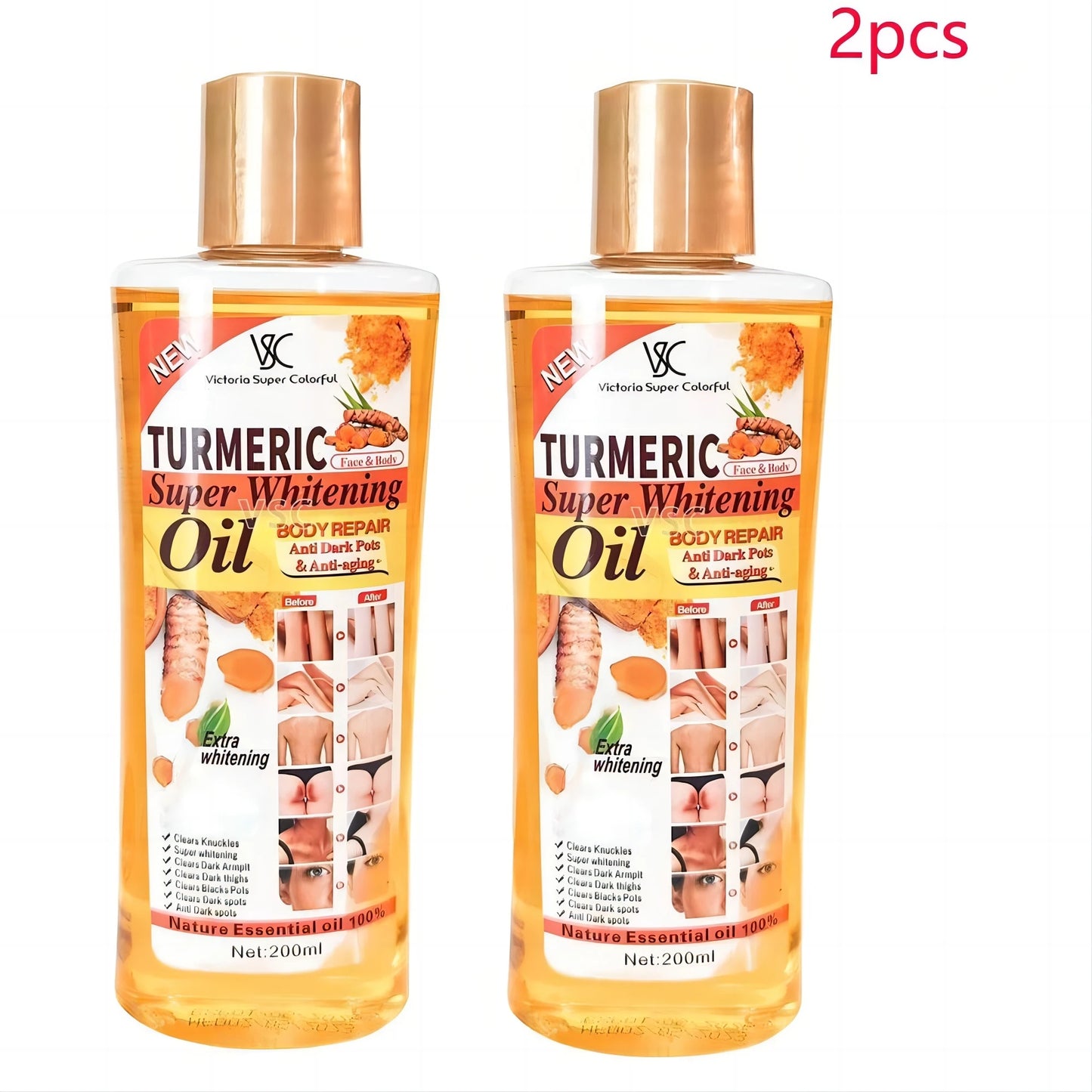 Turmeric Essential Facial Body Massage Oil