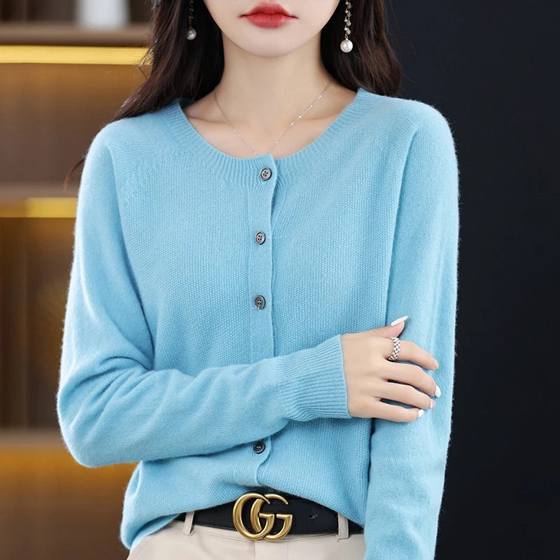 High-Grade Knit Cardigan Fashion Coat